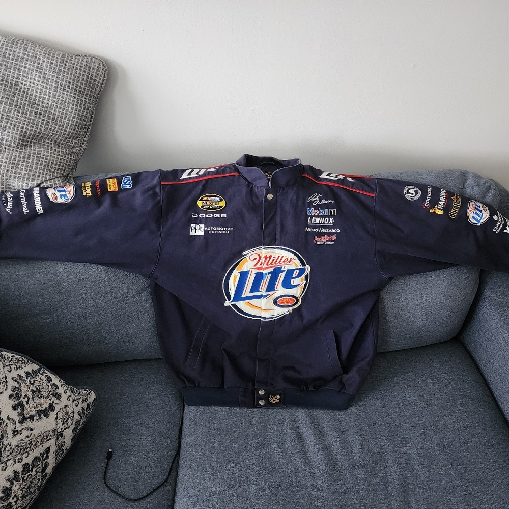 Rusty Wallace Nascar jacket. Size XXL fits like an XL